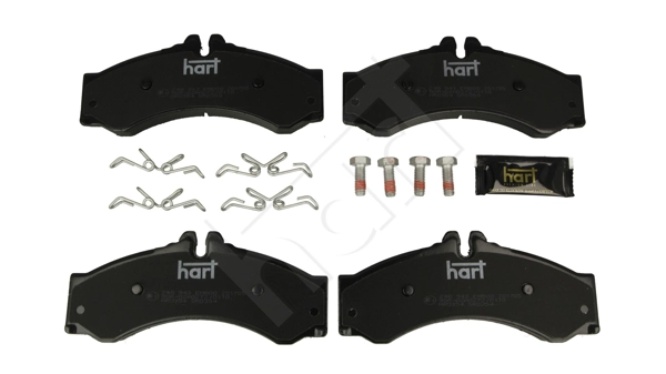 HART 248 943 - Комплект тормозных колодок, дисковый тормоз PREMIUM LINE