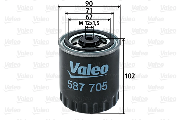 VALEO 587705 - Топливный фильтр