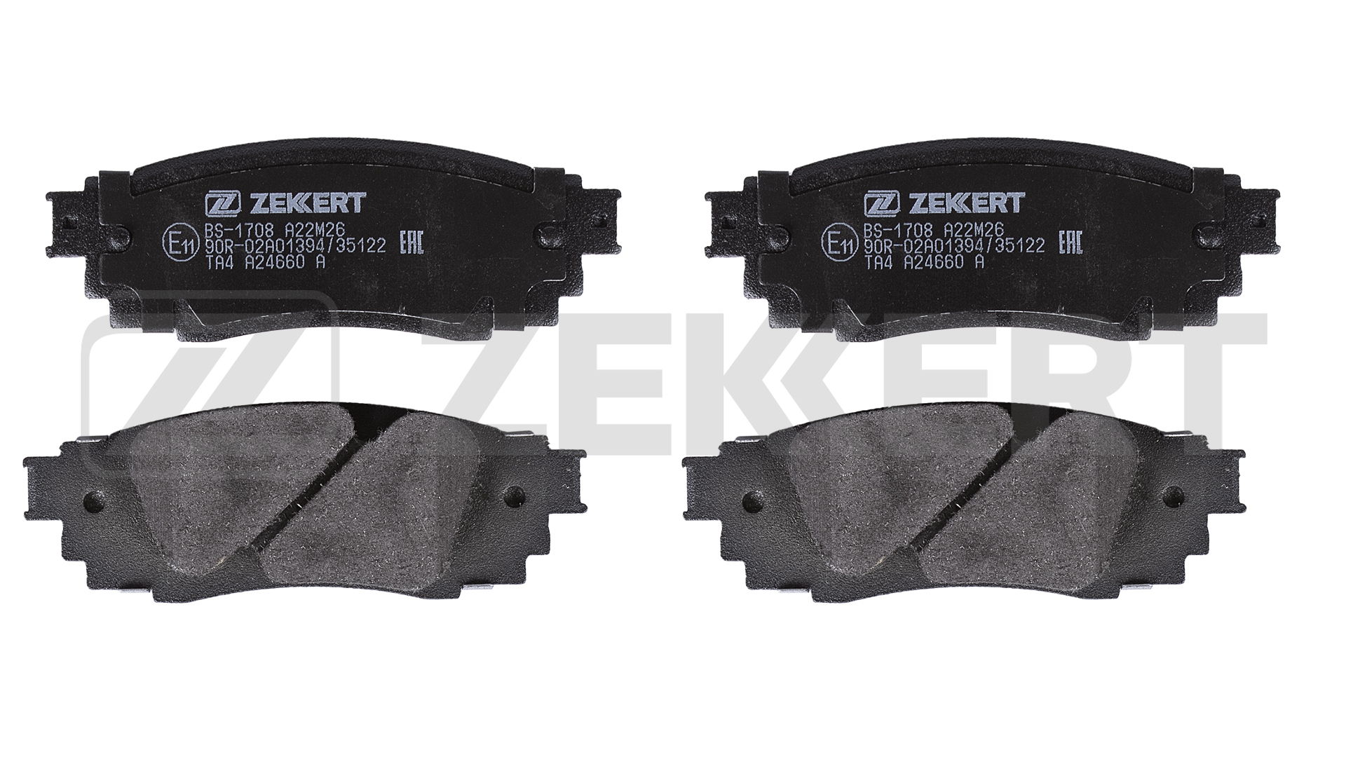 ZEKKERT BS-1708 - Тормозные колодки 