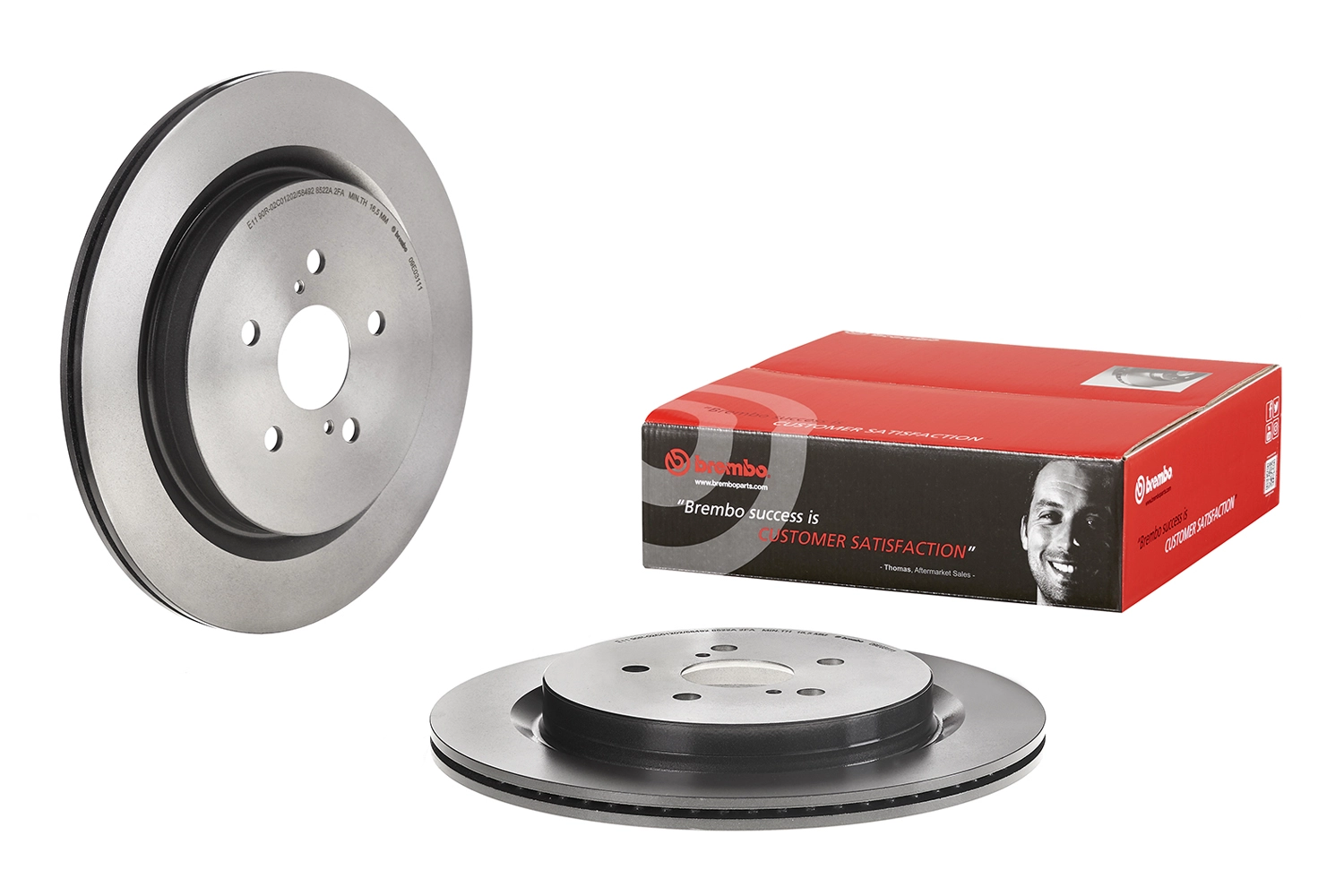 BREMBO 09.E031.11 - Тормозной диск PRIME LINE - UV Coated