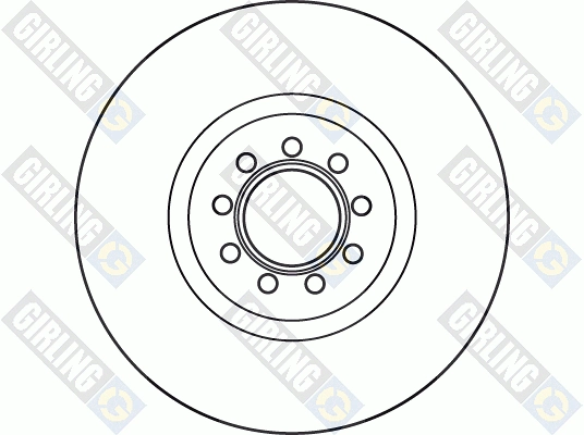 GIRLING 6049845 - Тормозные диски