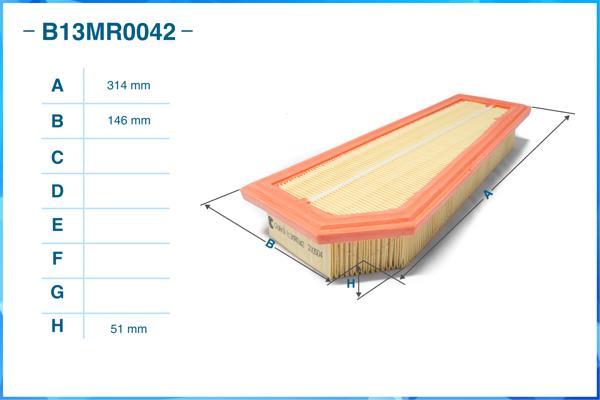 CWORKS B13MR0042 - Воздушный фильтр