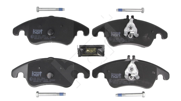 HART 256 535 - Комплект тормозных колодок, дисковый тормоз PREMIUM LINE