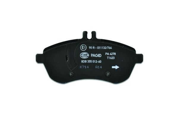 HELLA 8DB 355 012-601 - Тормозные колодки 