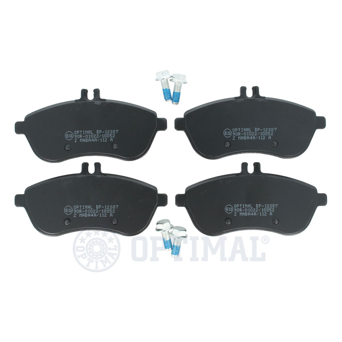 OPTIMAL BP-12387 - Тормозные колодки 