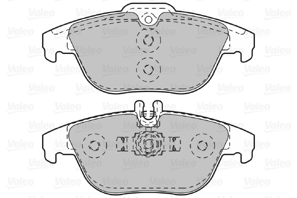 VALEO 601051 - Тормозные колодки 