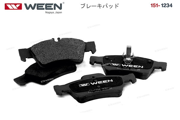 WEEN 151-1234 - Тормозные колодки 
