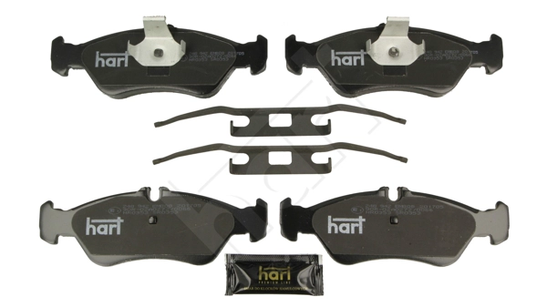 HART 248 942 - Комплект тормозных колодок, дисковый тормоз PREMIUM LINE