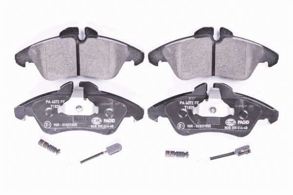 HELLA 8DB 355 014-481 - Тормозные колодки 