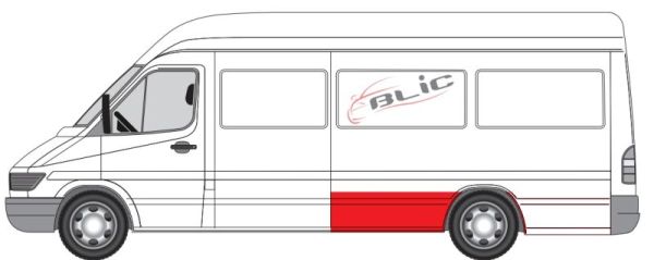 BLIC 6504-03-3546565P - Подкрылок (воздуховод)