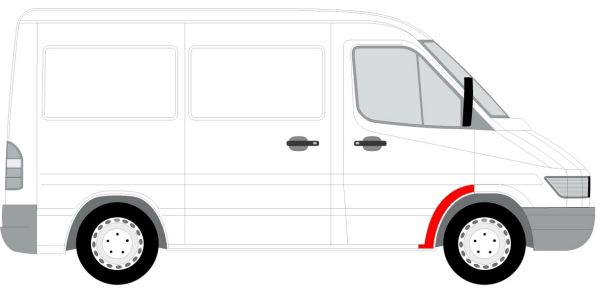 BLIC 6504-03-3546332P - Подкрылок