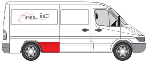 BLIC 6504-03-3546608P - Подкрылок