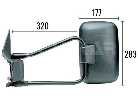 ALKAR 9201962 - Наружное зеркало