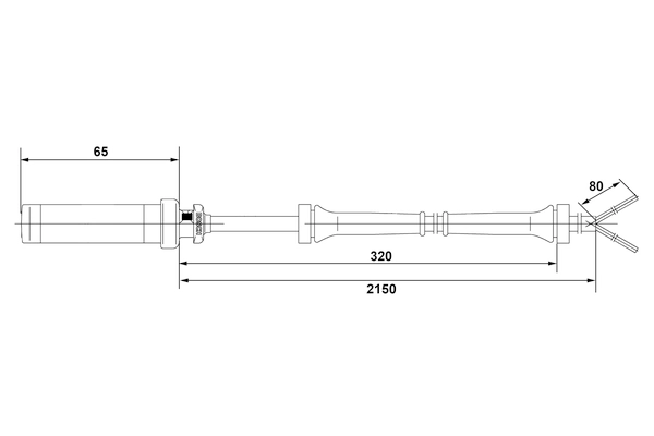 BOSCH 0 265 004 009 - Датчик АБС (ABS)
