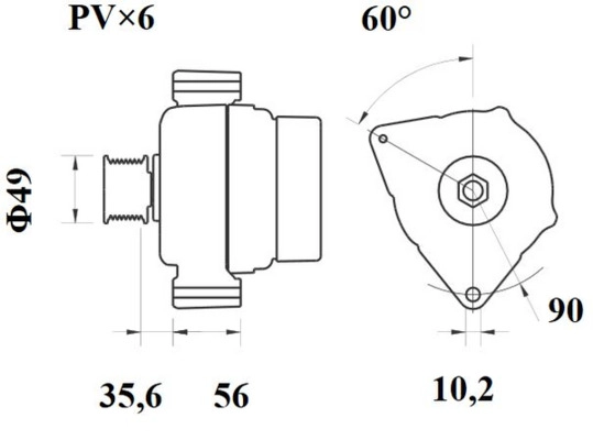 MAHLE MG 594 - Генератор