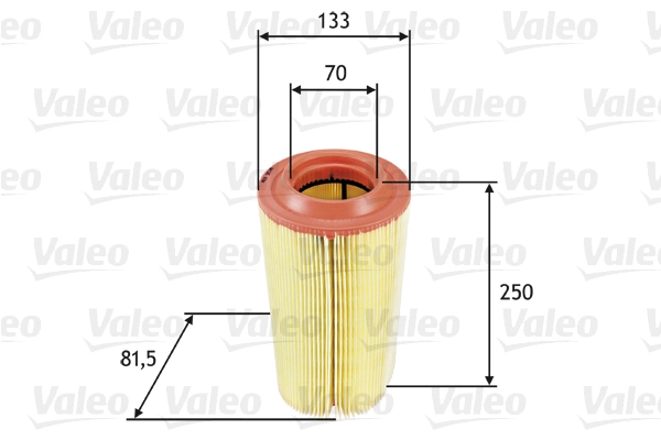 VALEO 585649 - Воздушный фильтр