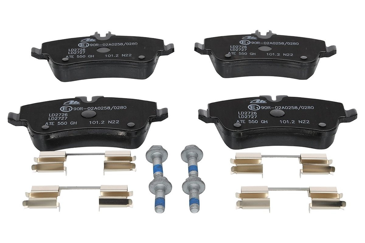 ATE 13.0470-2726.2 - Комплект тормозных колодок, дисковый тормоз ATE Ceramic