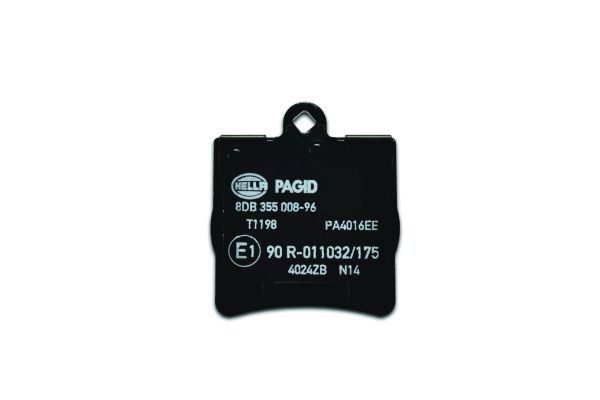 HELLA 8DB 355 008-961 - Тормозные колодки 