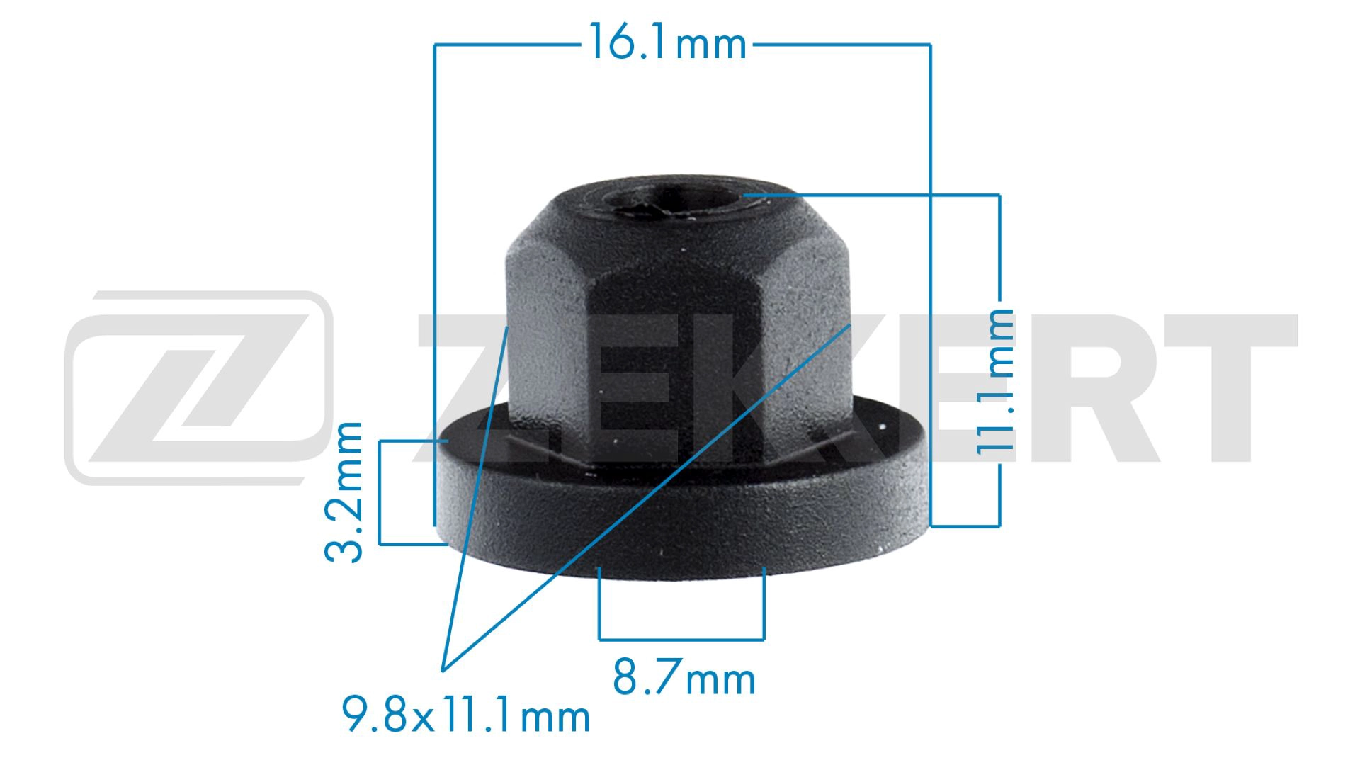 ZEKKERT BE-3409 - Клипса