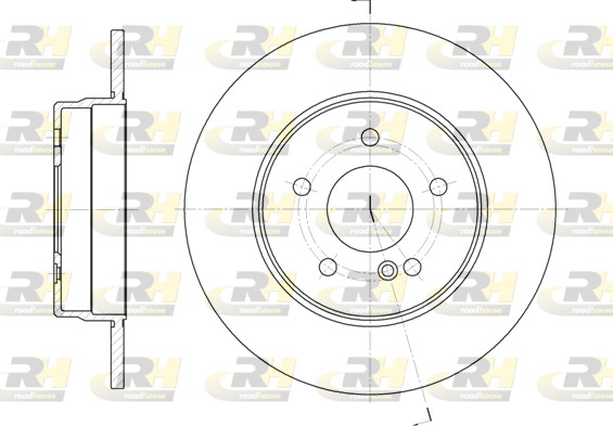 ROADHOUSE 6555.00 - Тормозные диски