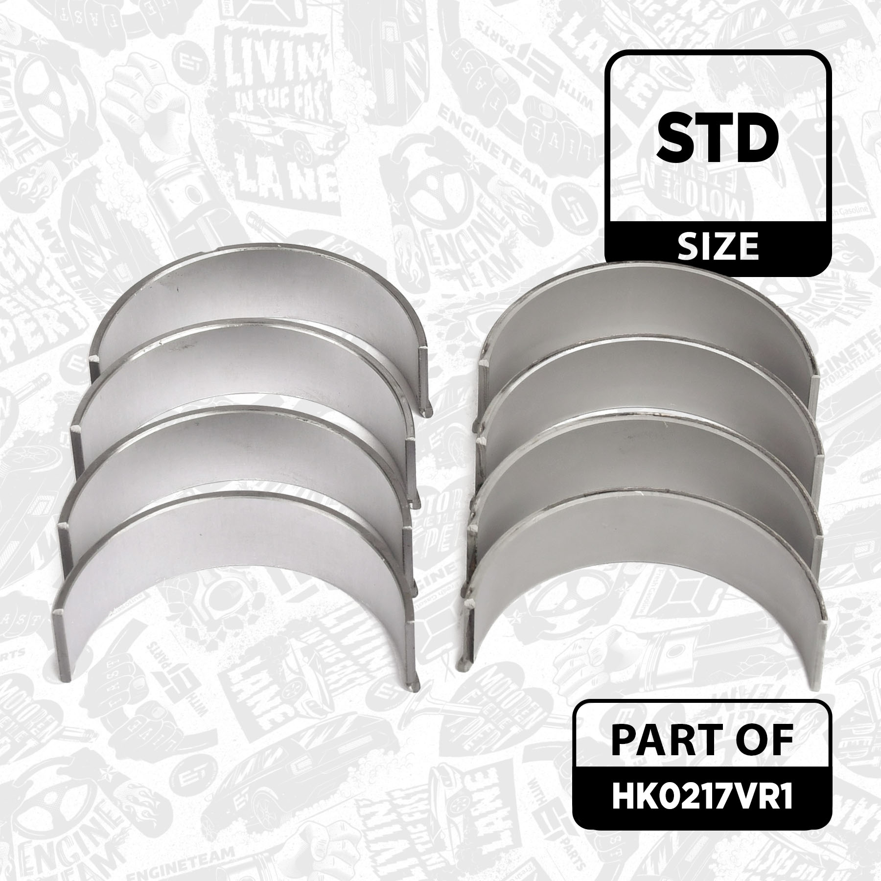 ET ENGINETEAM HK0217VR1 - Ремкомплект, коленвал boxET – service kit