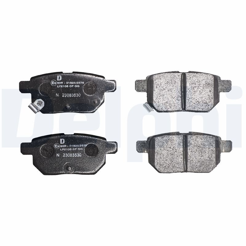 DELPHI LP2105 - Тормозные колодки 