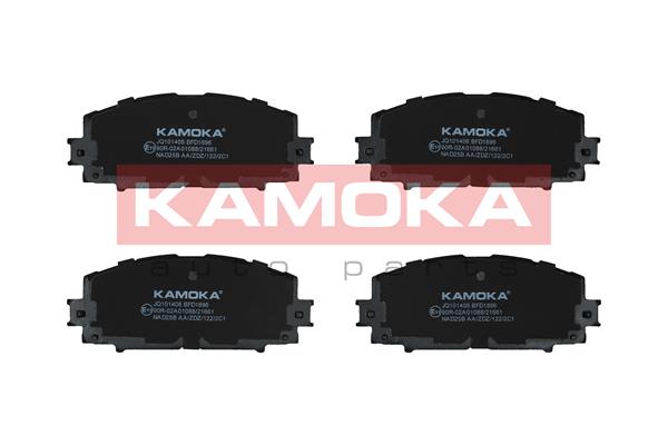 KAMOKA JQ101406 - Комплект тормозных колодок, дисковый тормоз KAMOKA