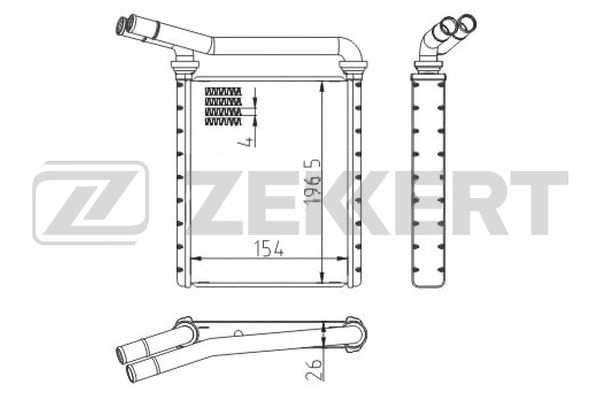 Радиатор печки
