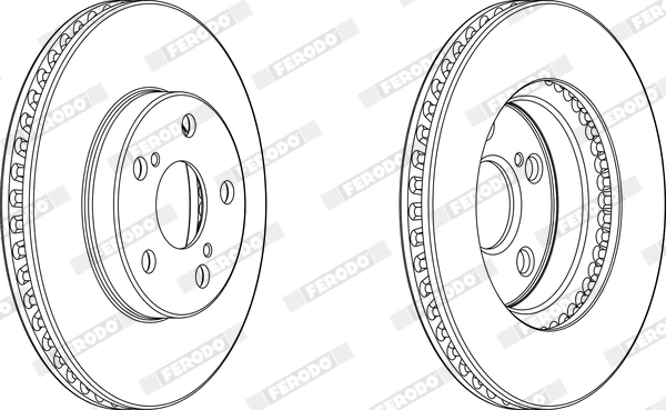 FERODO DDF1882C - Тормозной диск PREMIER