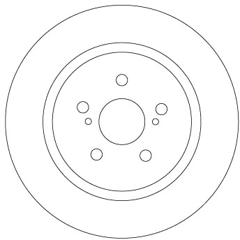 TRW DF6920 - Тормозные диски