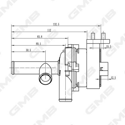 GMB GEW-BE007 - Водяной насос (Помпа)