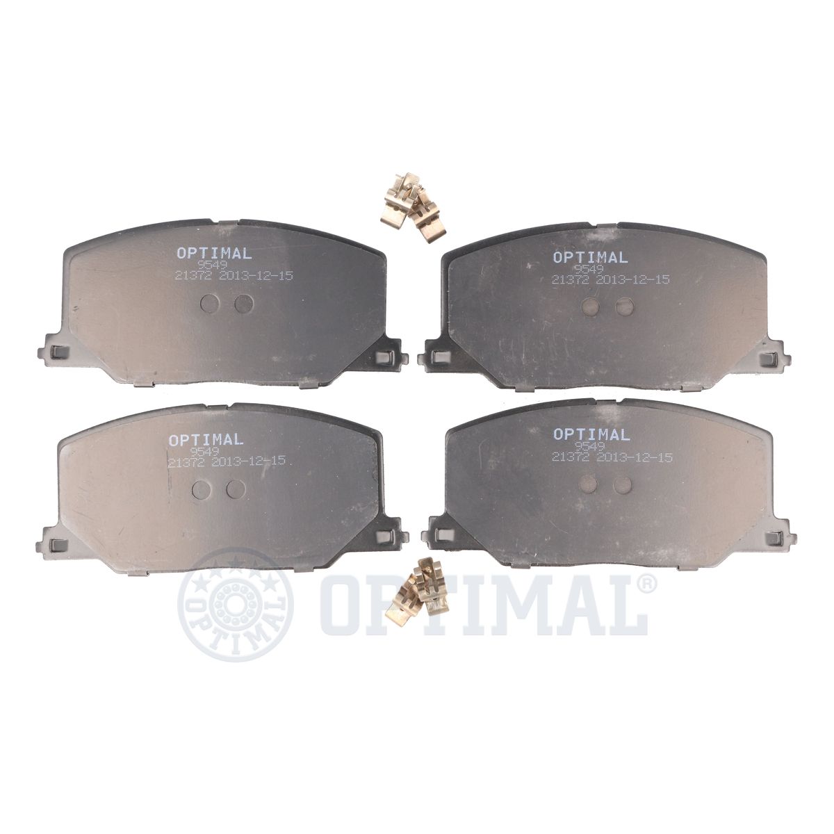 OPTIMAL BP-09549 - Тормозные колодки 