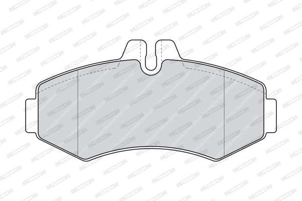 FERODO FVR1304 - Комплект тормозных колодок, дисковый тормоз PREMIER ECO FRICTION
