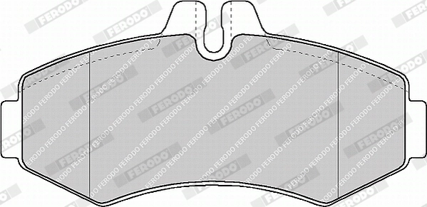 FERODO FVR1304 - Комплект тормозных колодок, дисковый тормоз PREMIER ECO FRICTION