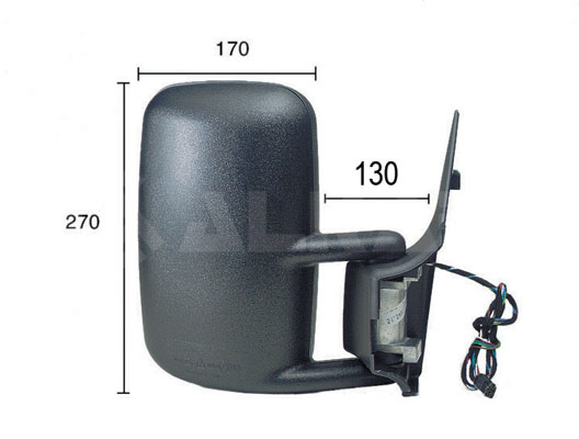 ALKAR 9226966 - Наружное зеркало