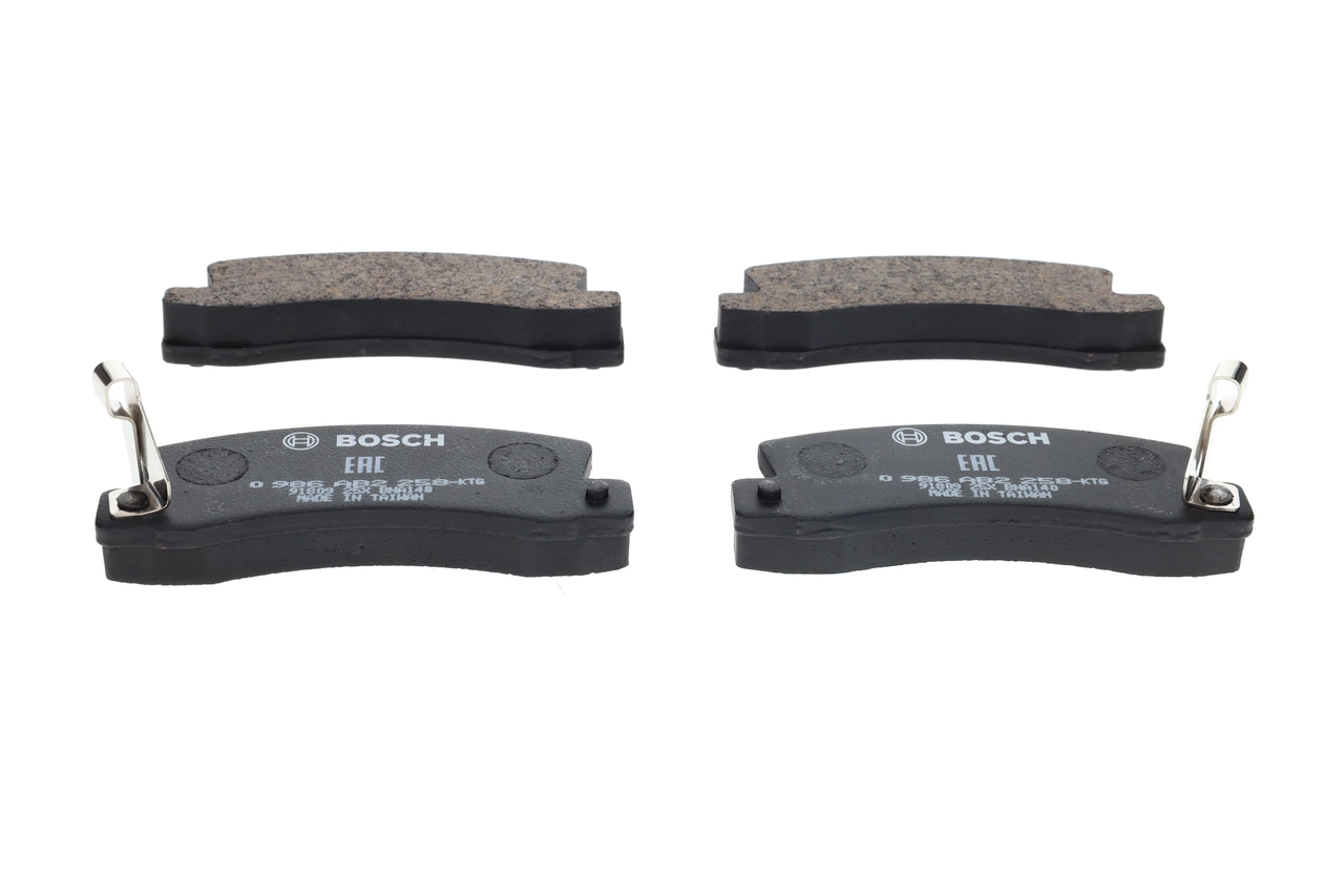 BOSCH 0 986 AB2 258 - Тормозные колодки 