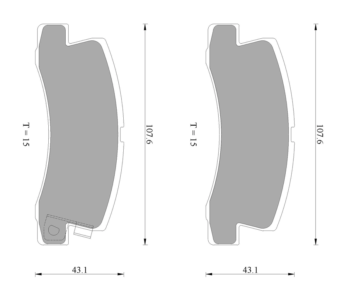 BOSCH 0 986 AB2 258 - Тормозные колодки 