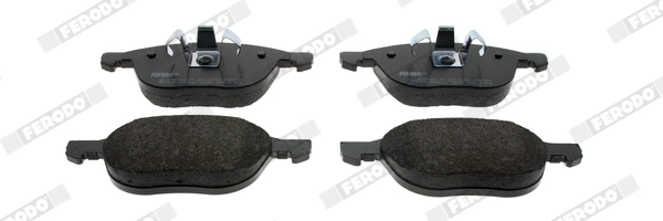 FERODO FDB1594 - Комплект тормозных колодок, дисковый тормоз PREMIER ECO FRICTION