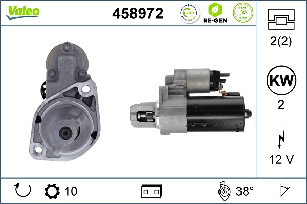 Стартер VALEO RE-GEN REMANUFACTURED STOP&START