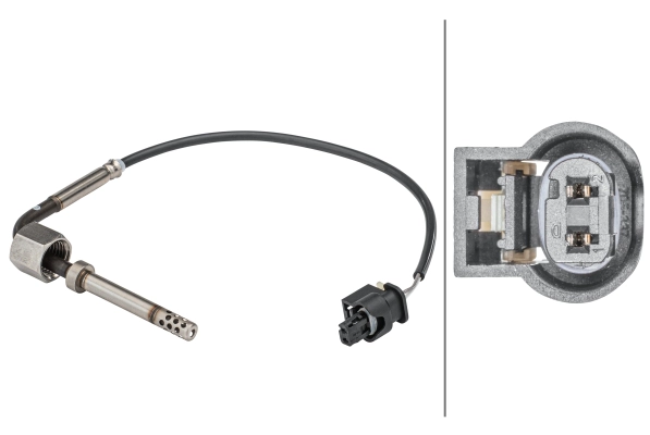 HELLA 6PT 358 181-471 - Датчик температуры выхлопных газов