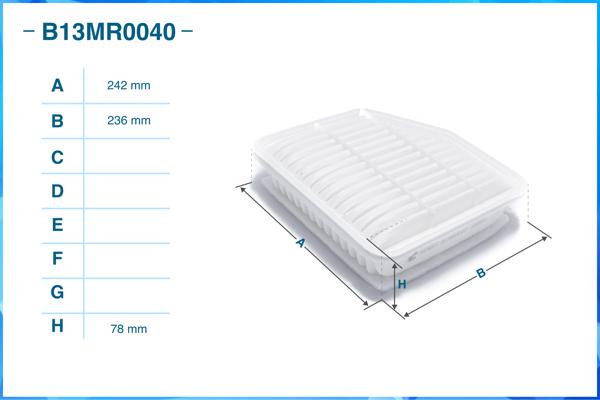 CWORKS B13MR0040 - Воздушный фильтр