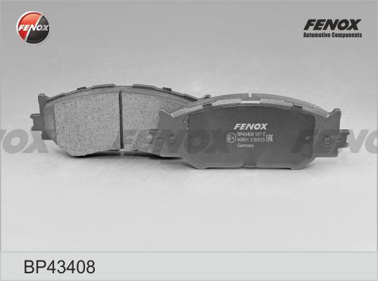 FENOX BP43408 - Тормозные колодки 