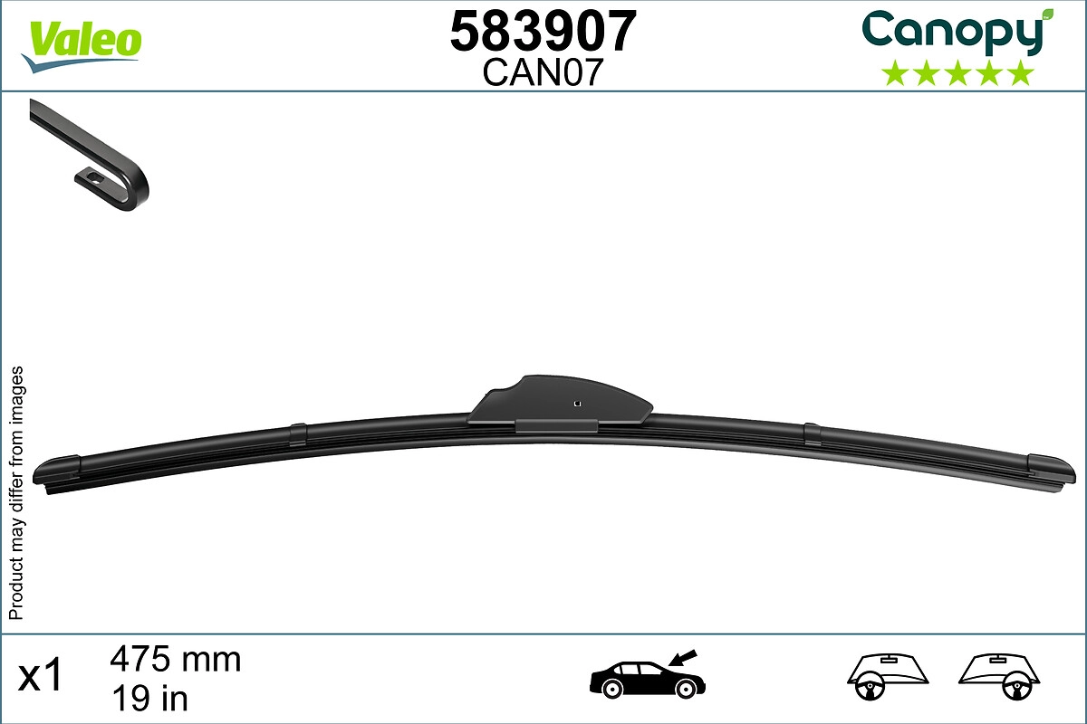 VALEO 583907 - Щетка стеклоочистителя CANOPY UPGRADE