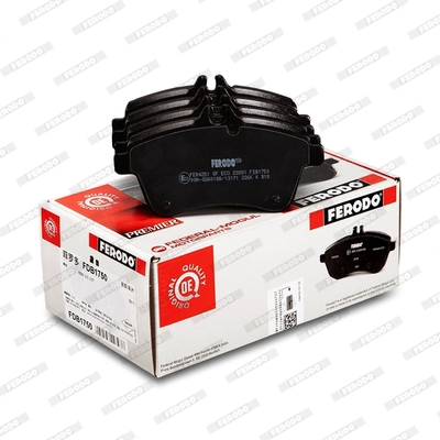 FERODO FDB1750 - Комплект тормозных колодок, дисковый тормоз PREMIER ECO FRICTION