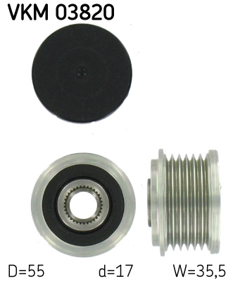 SKF VKM 03820 - Шкив генератора