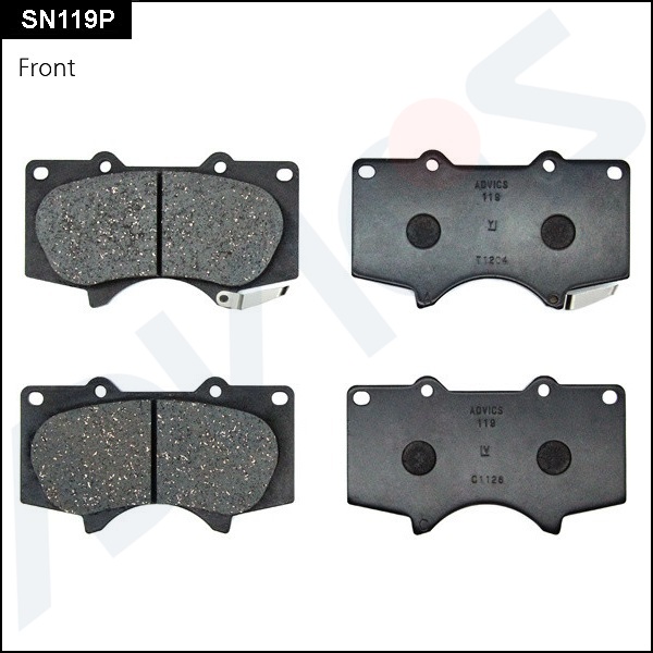 ADVICS SN119P - Тормозные колодки 