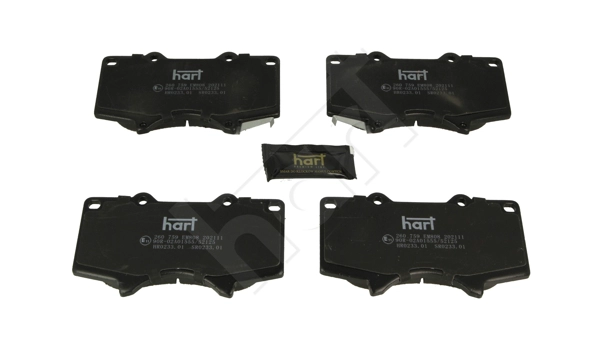 HART 260 759 - Комплект тормозных колодок, дисковый тормоз PREMIUM LINE