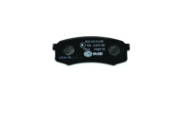 HELLA 8DB 355 016-831 - Тормозные колодки 