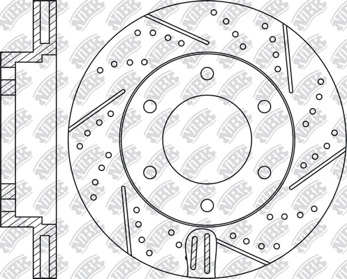 NIBK RN1220DSET - Экономичный тормозной диск