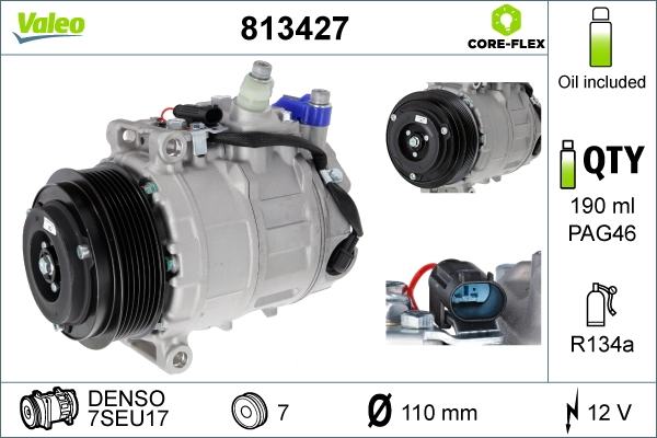 VALEO 813427 - Компрессор кондиционера